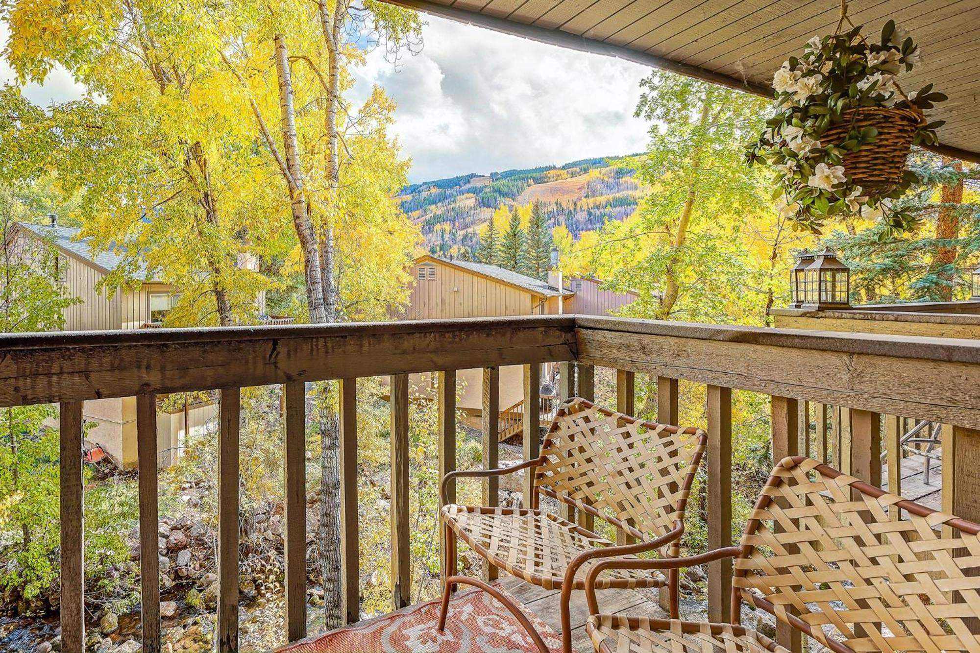 Peaceful Creek View From The Deck! Walk To Shuttle Villa Vail Buitenkant foto